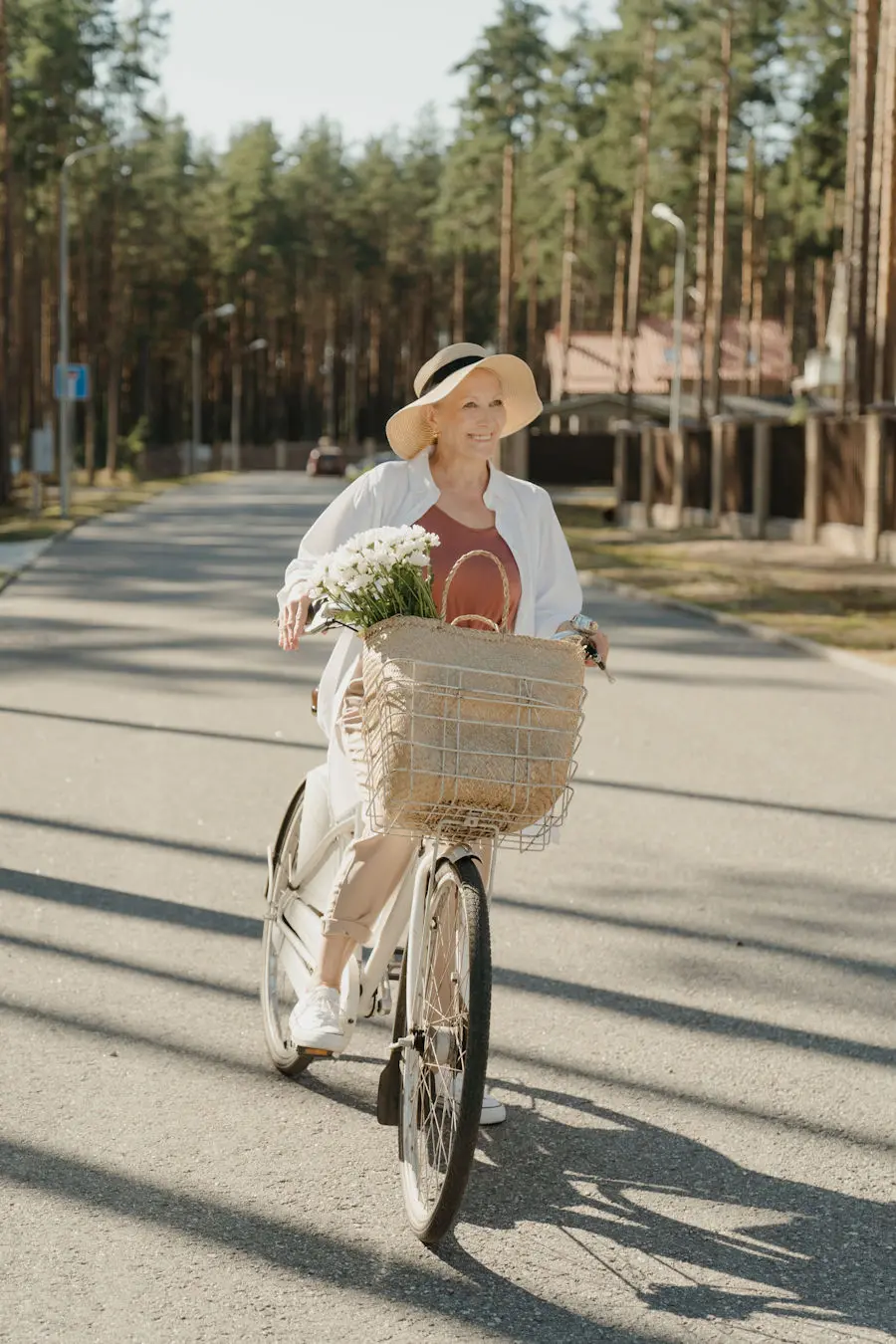 Woman on a bicycle